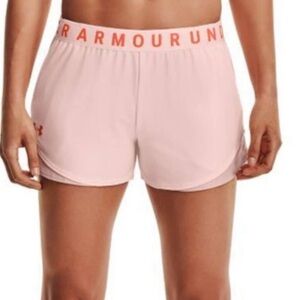 Under Armour Women's Light Pink Athletic Shorts